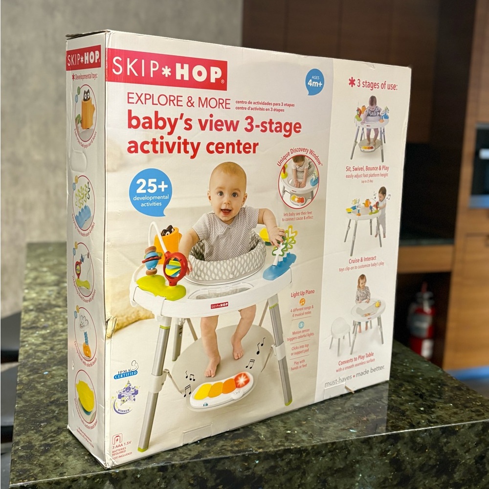 Skip Hop 3-Stage Activity Center Available Brand New
